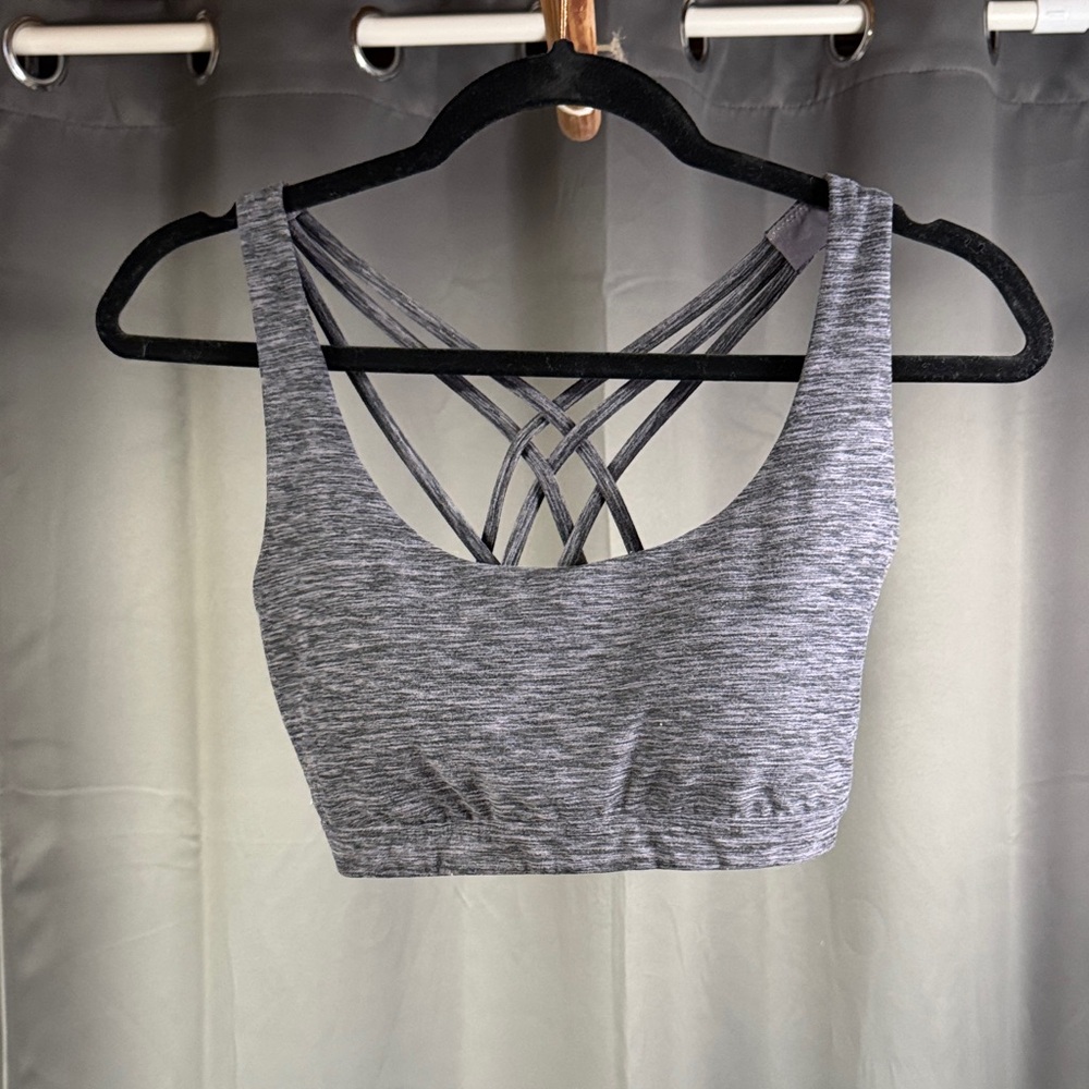Victoria's Secret Heathered Purple Sports Bra